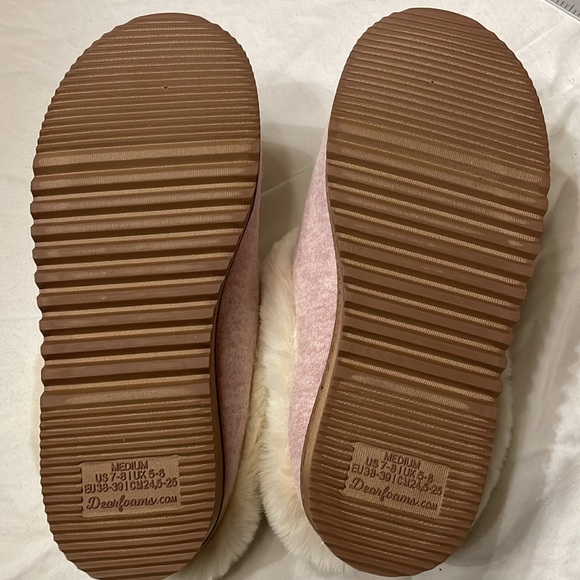 Dearfoams Chloe Soft Knit Womens Clog Slippers SIZE 7-8 - Picture 3 of 3